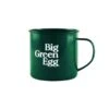 Big Green Egg Enamel Mug (vintage Geëmailleerde Mok) -BuitenBBQ Verkoopwinkel big green egg enamel mug vintage geemailleerde mok