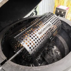 Big Green Egg Ronde Spit Mand, Tumbler Basket Voor Rotisserie -BuitenBBQ Verkoopwinkel big green egg ronde spit mand tumbler basket voor 3