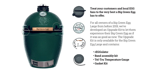 Big Green Egg Upgrade Kit Large 3 Big Green Egg Upgrade Kit Large