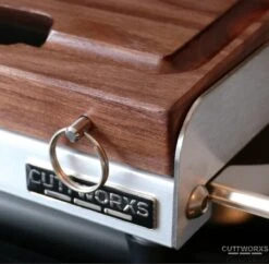 Cuttworxs Notenhouten Snijplank XL Met Sap Geul En Geïntegreerde Opvangbak -BuitenBBQ Verkoopwinkel cuttworxs notenhouten snijplank xl met sap geul en 2