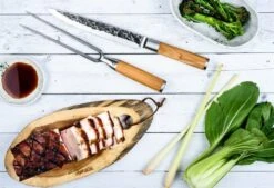 Forged Olive Vleesmes 20cm -BuitenBBQ Verkoopwinkel forged olive vleesmes 20cm 2