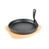 Grill Guru Iron Cooking Plate Met Houten Plank -BuitenBBQ Verkoopwinkel grill guru iron cooking plate met houten plank