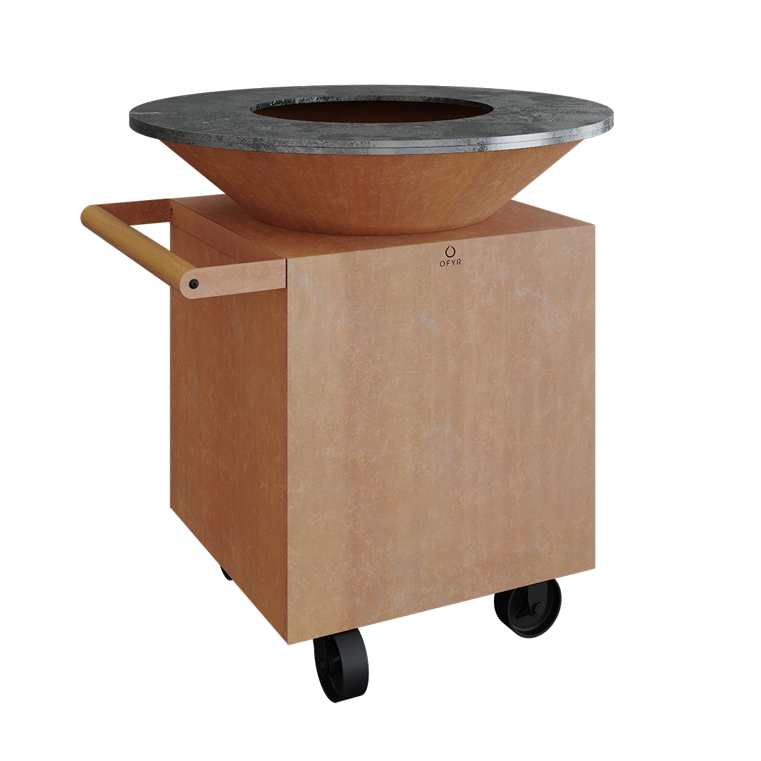 Voorkant -BuitenBBQ Verkoopwinkel ofyr classic corten 100 pro