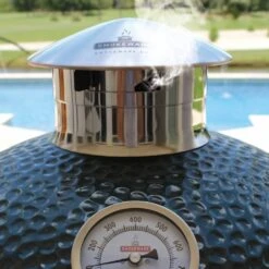 Smokeware RVS Chimney Cap -BuitenBBQ Verkoopwinkel smokeware rvs chimney cap 2