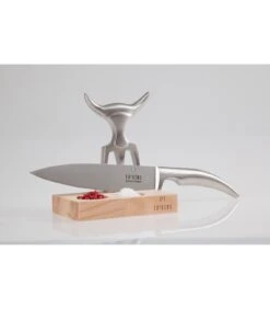 Tridens Brushed Fork & Goyon-Chazeau Cutting Set -BuitenBBQ Verkoopwinkel tridens brushed fork goyon chazeau cutting set 1